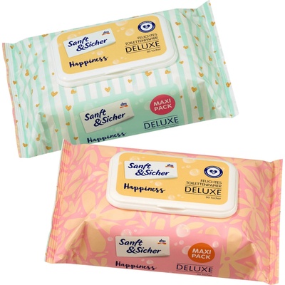 Sanft&Sicher vlhčený Deluxe Maxi Pack 80 ks