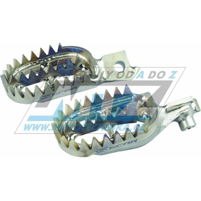 Stupačky titanové SCAR Racing - Suzuki RMZ250 / 10-24 + RMZ450 / 08-24 + RMZ450X / 10-19 ZE93142TISCAR