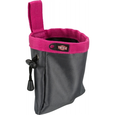 Trixie Kapsa na pamlsky Pamlskovník Dog Activity Baggy de Luxe 14 x 10 cm šedá růžová