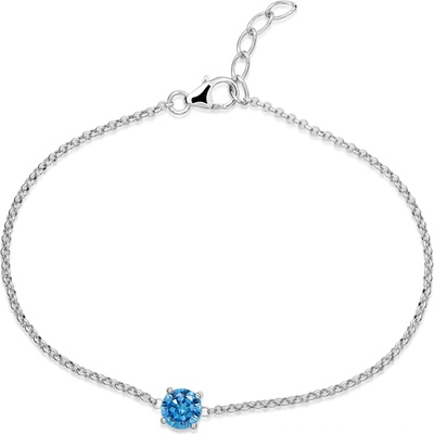 Silver Cat Strieborný dámsky náramok so syntetickým spinelom SC671