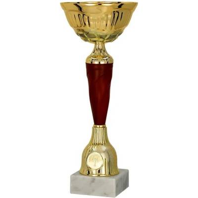 Kovový pohár Zlato-vínový 23 cm 8 cm