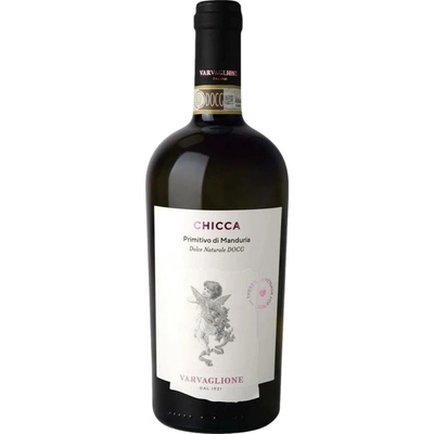 Varvaglione Chicca Primitivo di Manduria Dolce Naturale 2023 Bílé 15% 0,75 l (holá láhev)
