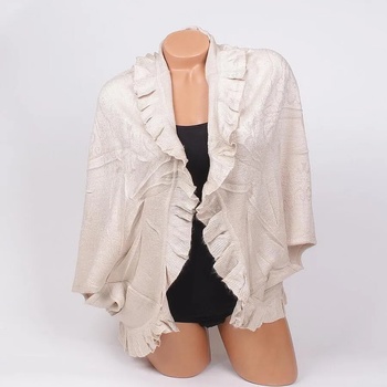 Image 1 of Стилно болеро в цвят лате с къдрички