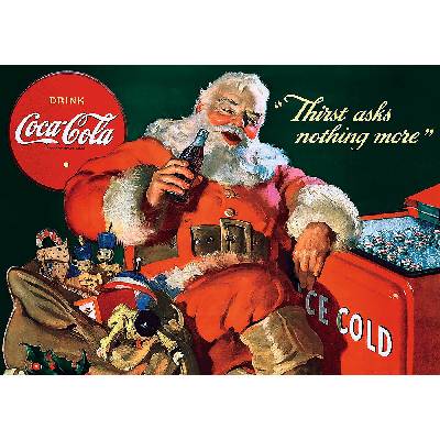 TREFL Coca-Cola Darčeky od Santa Clausa 1000 dielov