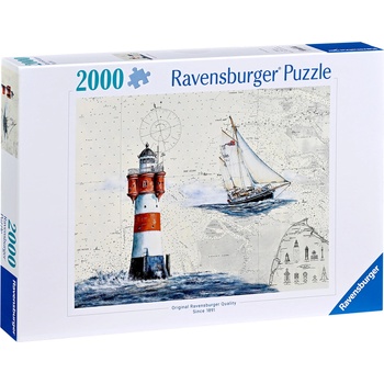 Ravensburger Пъзел Ravensburger от 2000 части - Романтичен фар (12000804)