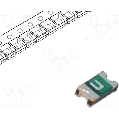 BEL FUSE 0ZCM0005FF2G Pojistka: polymerová PTC; 50mA; Imax: 40A; SMD; 0ZCM; 0603