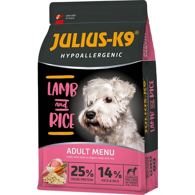 Julius-K9 12кг High Premium Hypoallergenic JULIUS K-9, суха храна за кучета - с агнешко