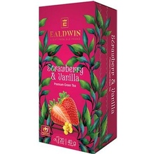 Ealdwin Strawberry Vanilla zelený čaj 20 sáčků