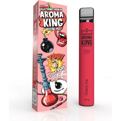 Aroma King Hookah Cherry Ice 0 mg 700 potáhnutí 1 ks