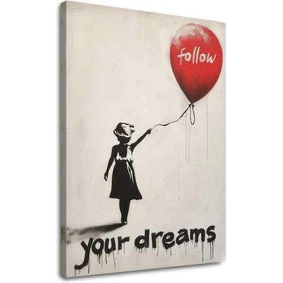 Obraz Follow Your Dreams | Talianske plátno - 70x100 cm