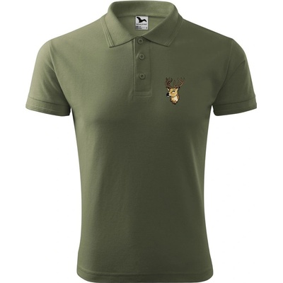 Bontis polokošeľa s výšivkou Jeleň military