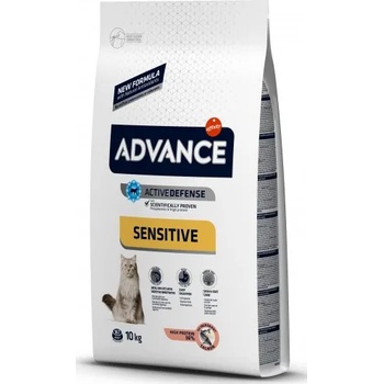 Affinity Advance Cat Adult Sensitive - сьомга и ориз, високачествена храна за пораснали котки от 1 до 10 години, лъскав косъм, здрава кожа, Испания - 10 кг