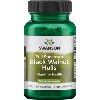 Image 1 of Swanson Black Walnut Hulls 500 mg [60 капсули]