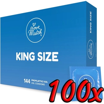 Image 1 of Love Match King Size 100 pack