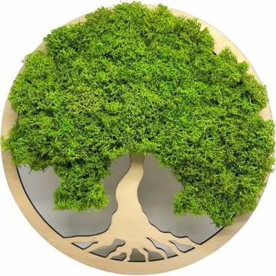 Flukoland Machový Obraz Strom života Simple S 30cm