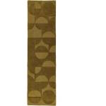 Flair Rugs Тъмнозелена ръчно изработена вълнена пътека 60x230 cm Gigi - Flair Rugs (503119382678)