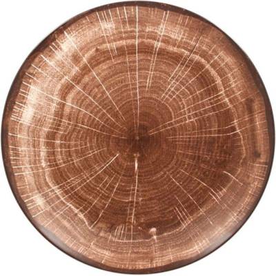 RAK Porcelain Talíř mělký coupe 29 cm - tmavě hnědá RAK-WDNNPR29OB