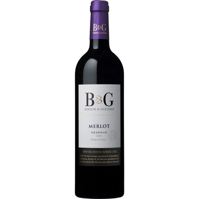 Barton & Guestier Merlot Reserva 13,5% 0,75 l (holá láhev)