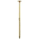Uncanny Brand Self-tapping screw with collar for wood torx zinc yellow 5*90mm t25