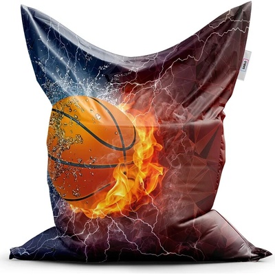 Sablio sedací vak Basketbalová lopta 200x140 cm