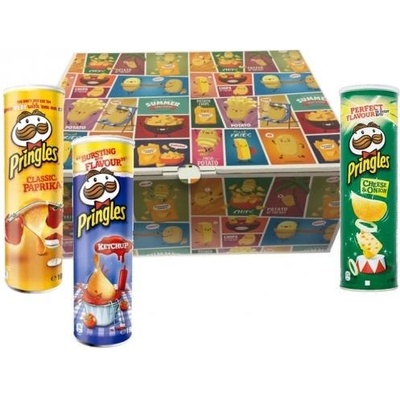 Pringles Dárková krabice 10 x 185 g – Zboží Mobilmania