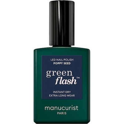 manucurist-Paris Nehty Lak-na-nehtyGreen FlashLED gelová barva na nehty Poppy Seed 15 ml (25 467,00 Kč / 1 l)