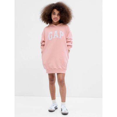 GAP dětské mikinové šaty s logem růžová – Hledejceny.cz