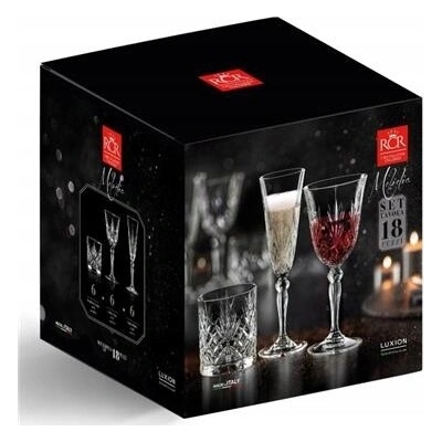 RCR Sklenice na whisky 18 x 160 ml