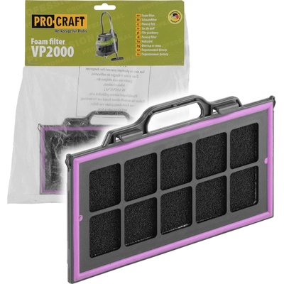 Procraft VP2000 filter penový