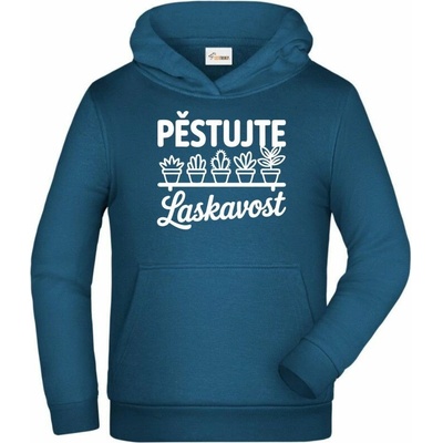 Pěstujte laskavost, kaktusy, bílý tisk mikina