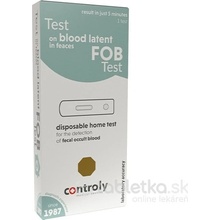 Controly Test Okultné krvácanie, FOB test súprava na samodiagnostický test zo vzorky stolice 1 ks