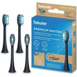 Beurer Резервни накрайници за ел. четка Beurer Premium Whiten, за Beurer SC 30/50 и Philips Sonicare, 4бр. , черни (10531_BEU)