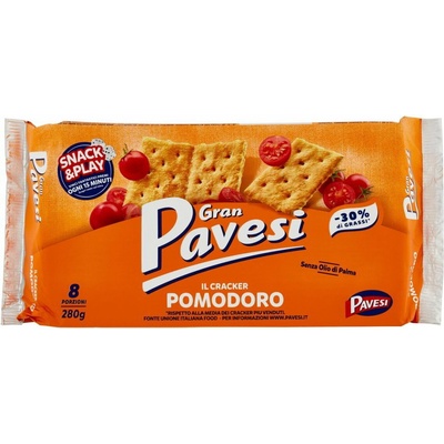 Pavesi chrumkavé krekry s paradajkovou príchuťou 35g-8ks
