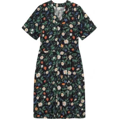DEDICATED Дамска рокля DEDICATED Women's Dress Kallvik Dress - Strawberry Field Black (134-1560-0514)
