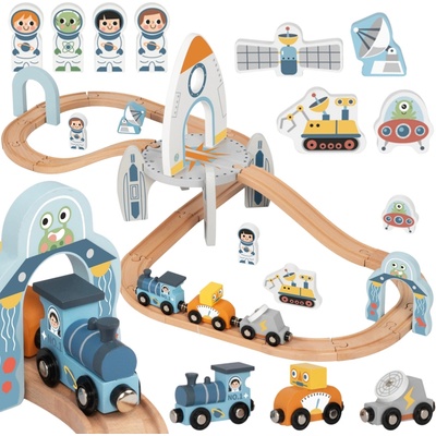 Tooky Toy Vláčiková dráha Vesmír