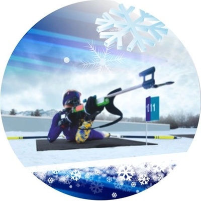 Emblém barevný EM512 biatlon