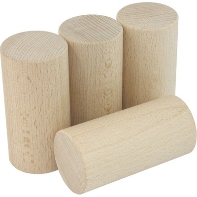 DrKO Dřevěný válec 8 cm 1ks přírodní