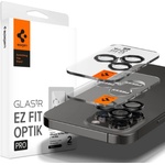 Spigen Протектор за Камерата на iPhone 15 Pro Max, Spigen EZ Fit Optik Pro Glas. tR 2бр. , Черен (AGL05205)
