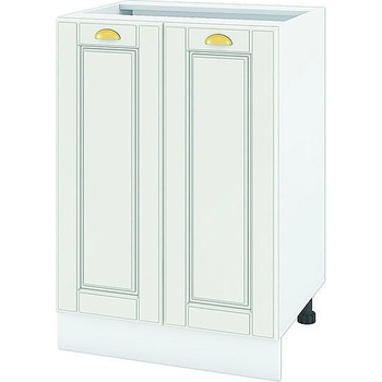 ИРИМ Долен кухненски шкаф Сити БФ-Бяло мат-09-22 60 см