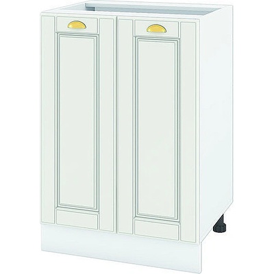 ИРИМ Долен кухненски шкаф Сити БФ-Бяло мат-09-22 60 см