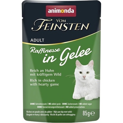 Animonda Vom Feinsten Raffinesse In Gelee Kúsky kuraťa a diviny v želé 85 g