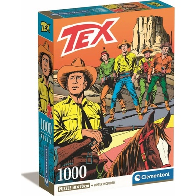 Clementoni Tex Na starém západě 1000 dielov