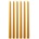 Audo Свещи Spire Smooth охра 6 бр (71185-000772)