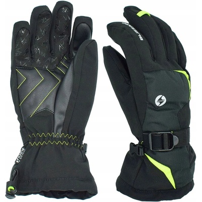 Blizzard Reflex ski gloves black/green – Zboží Dáma