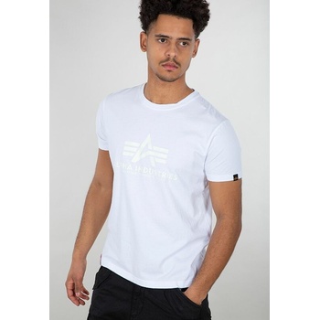 Alpha Industries tričko Basic T Kryptonite bílé