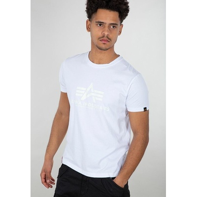 Alpha Industries tričko Basic T Kryptonite bílé