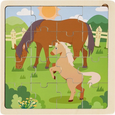 Playtive puzzle kôň a žriebä 100336017