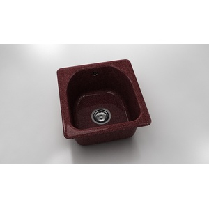 FAT Мивка Classic 217, Granicite, 100 Bordo, с включен сифон Мивка за вграждане