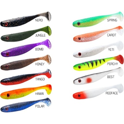 Delphin Umělá nástraha Bomb! Rippa 5ks - 8cm/REDFACE