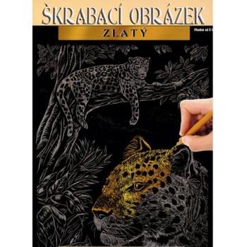 ARTLOVER Škrabací obrázek zlatý Orel